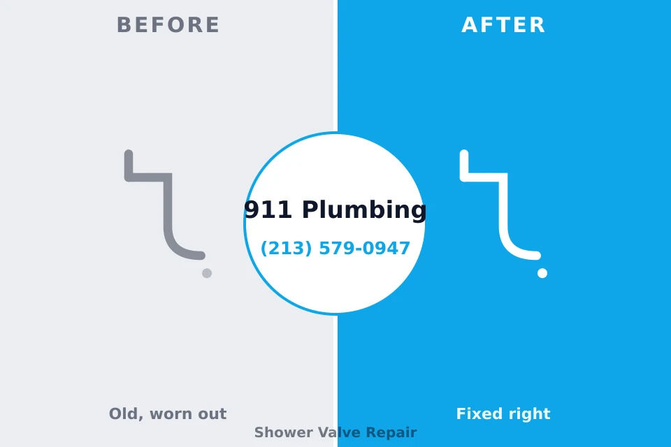 Before and after: plumbing company Ransomville, NY